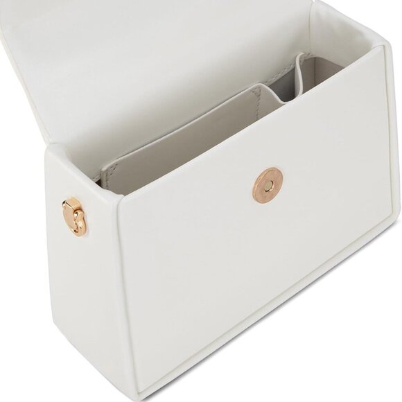 Small Top Handle Purses for Women Mini Satchel Crossbody Bag Elegant Square Bag - Picture 4 of 7